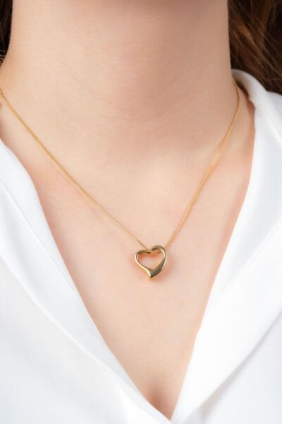 Kalp Formlu Kolye (GOLD -SİLVER)