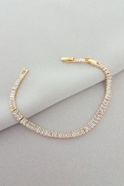 Çelik su yolu bileklik gold