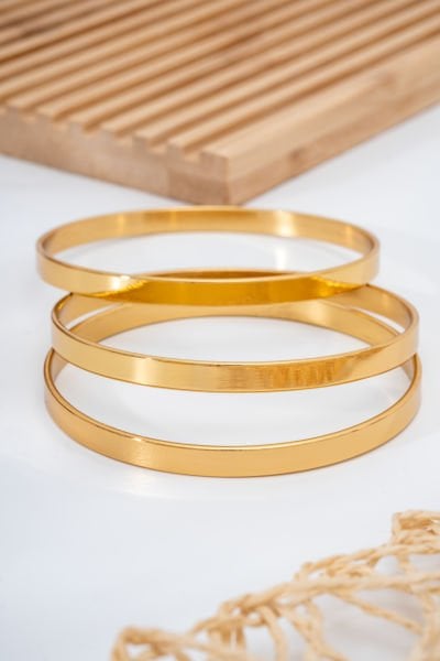 Çelik 3'lü Ajda bileklik 70mm