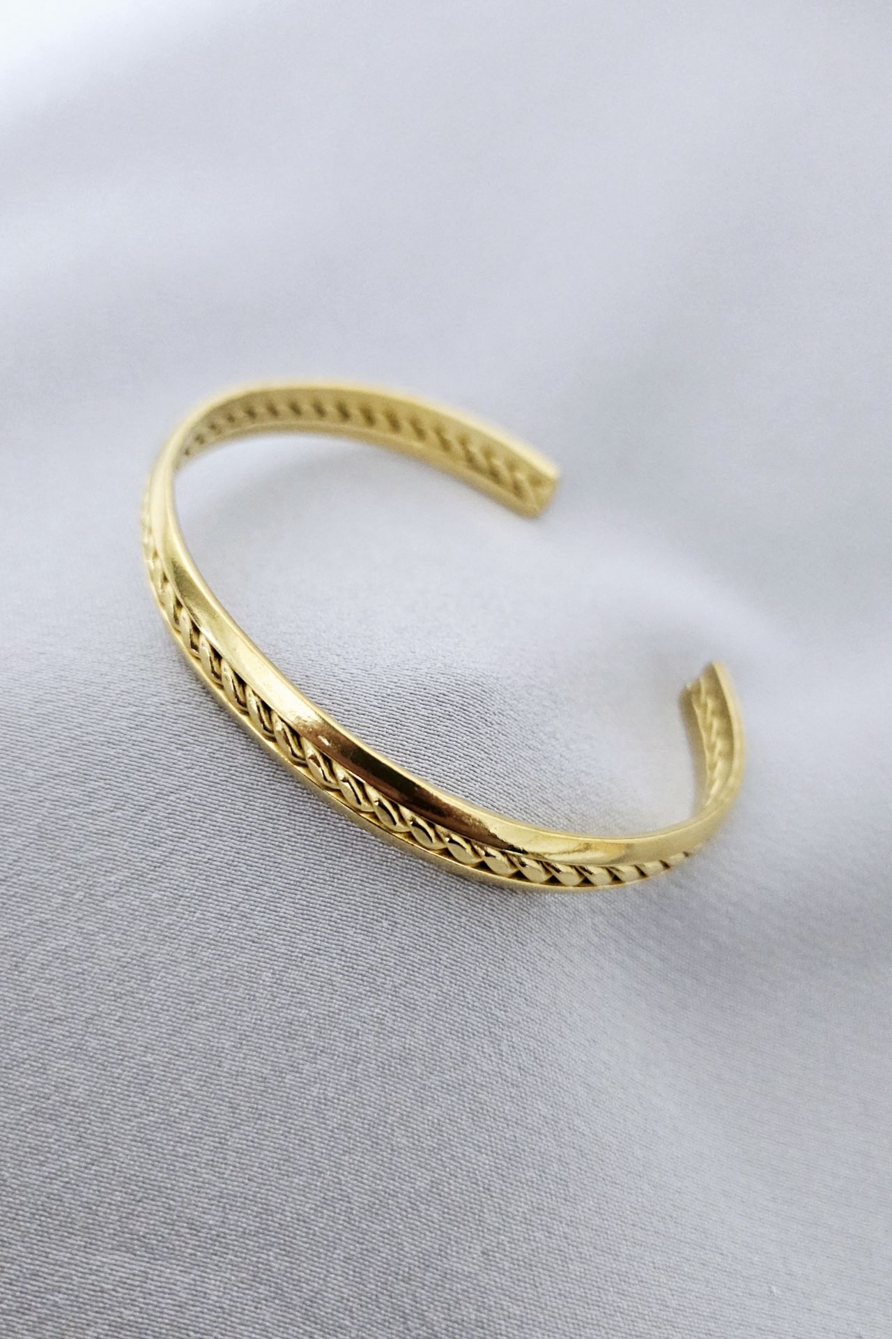 Çelik bileklik gold