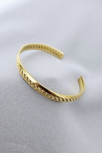 Çelik bileklik gold