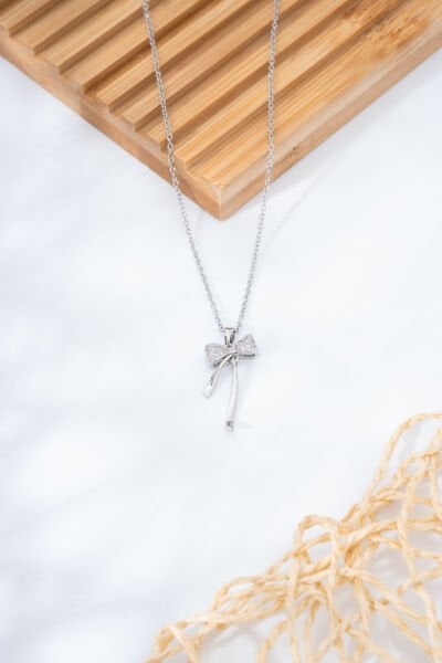 Silver Fiyonk Kolye