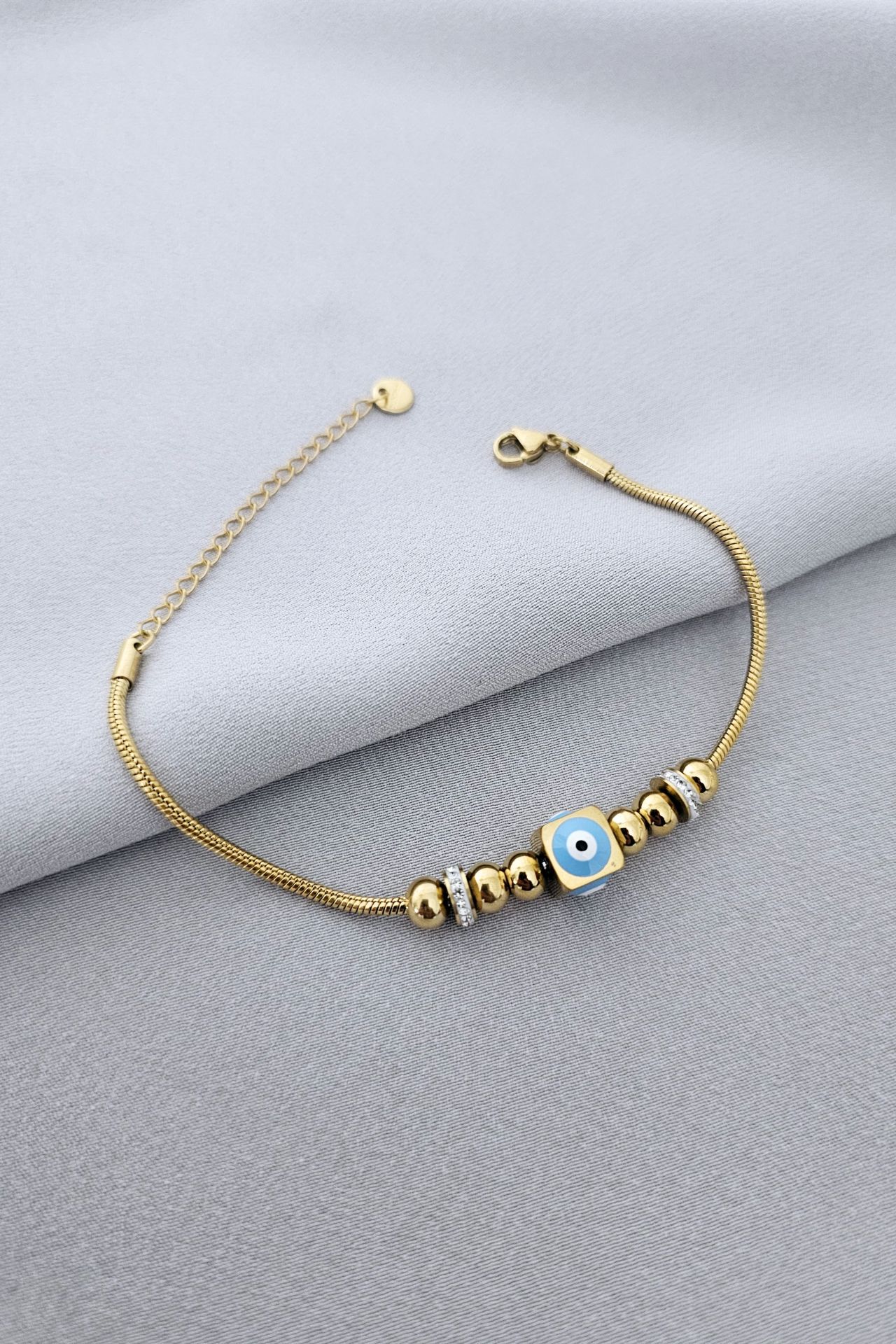 Çelik bileklik gold