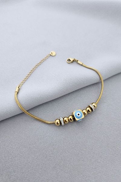 Çelik bileklik gold