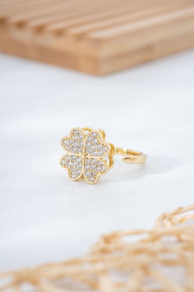 Gold Yonca Stres Yüzüğü