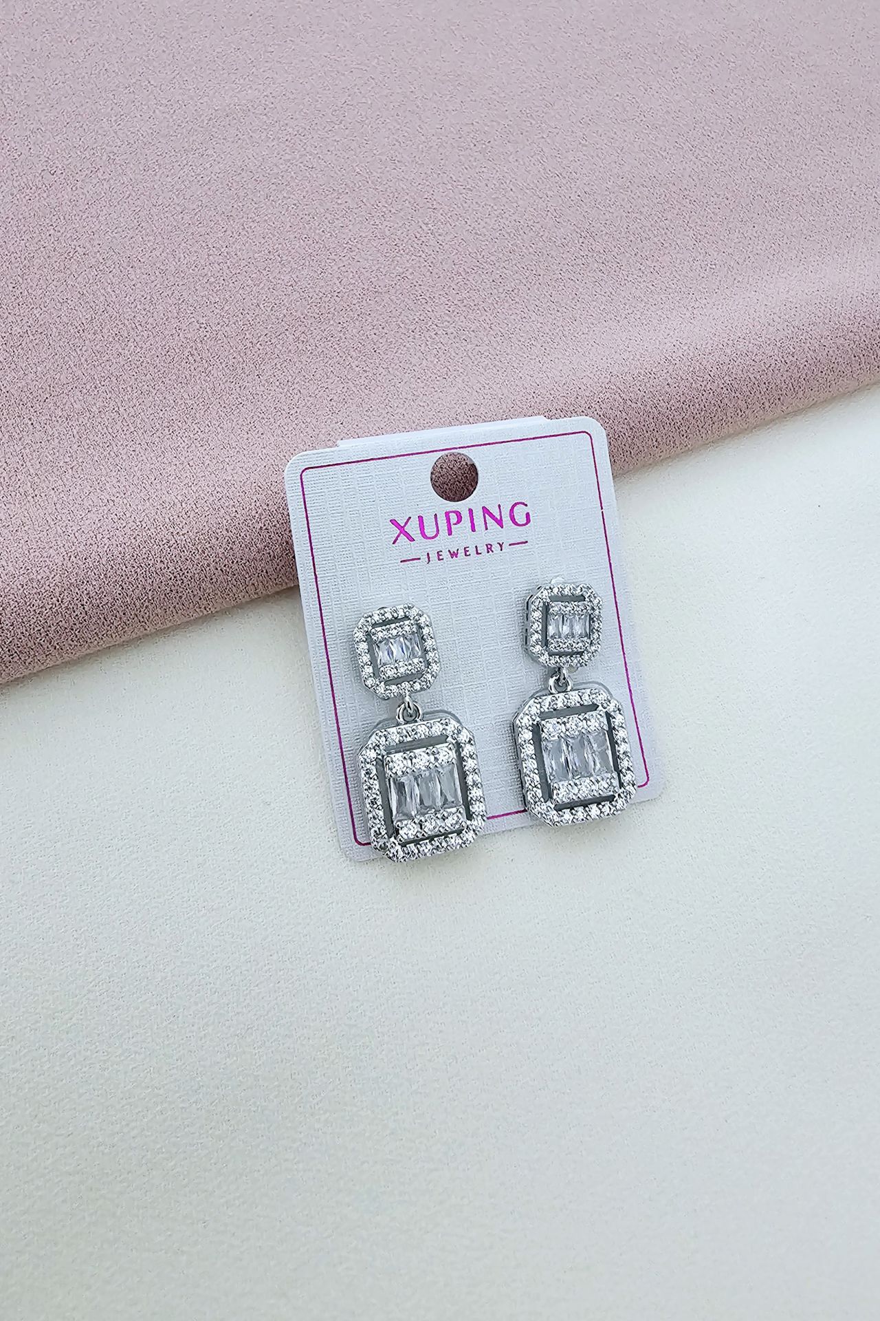 Xuping baget taşlı  küpe