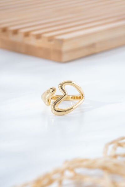 Gold Kalp Figürlü Yüzük