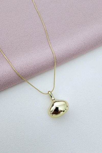 Çelik gold kolye