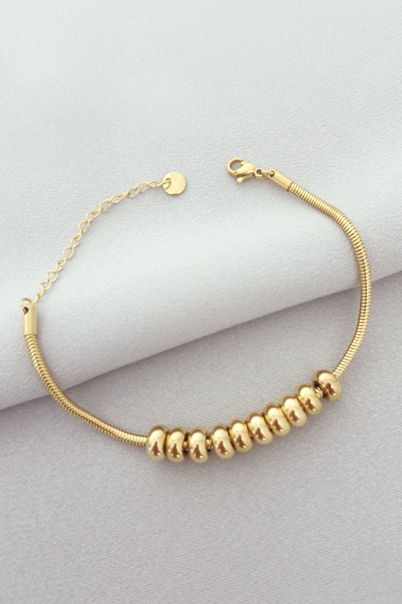 Çelik bileklik gold