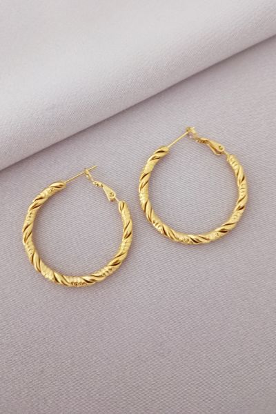 Çelik küpe gold