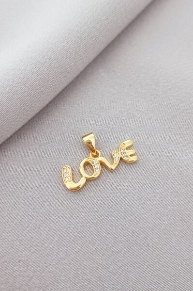 Çelik love kolye ucu