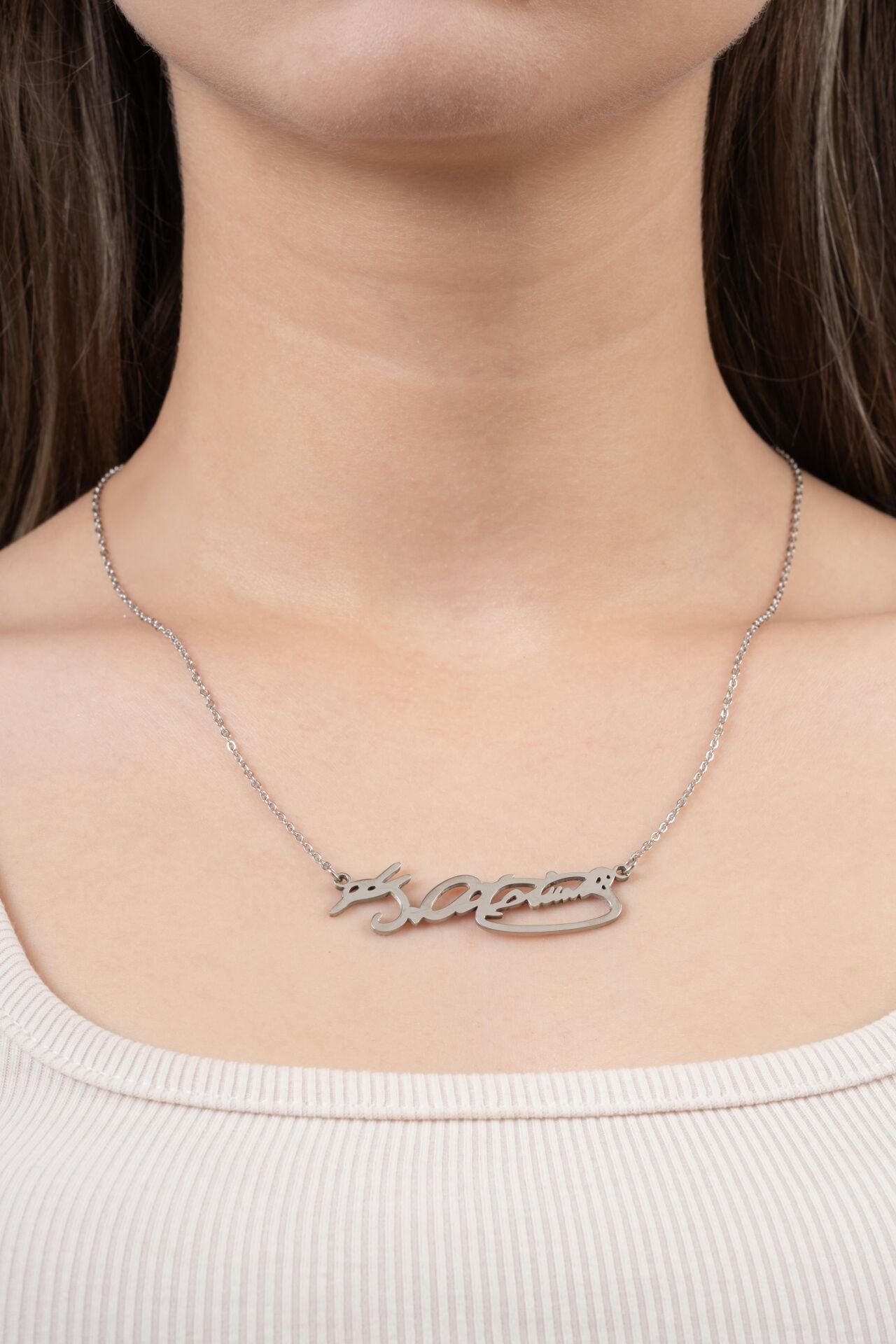 Silver  Atatürk Kolye