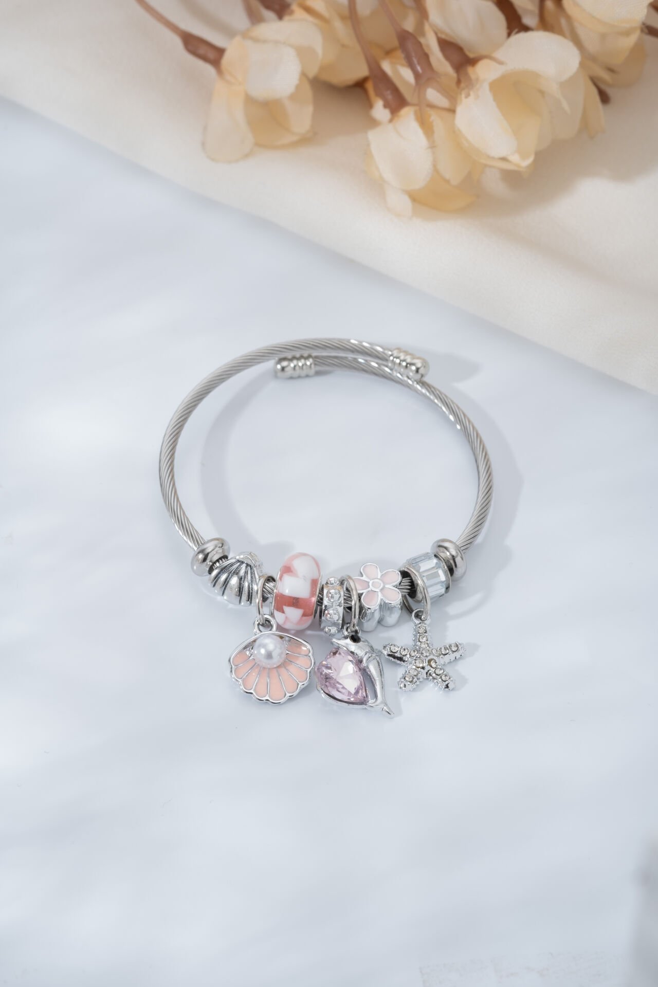 Balık Ve Deniz Yıldızı Figür Pandora