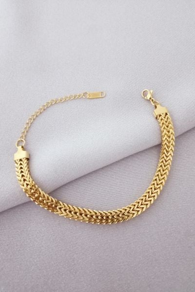 Çelik bileklik gold