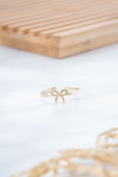 Gold Mini Fiyonk Yüzük