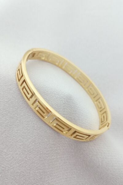 Çelik bileklik gold