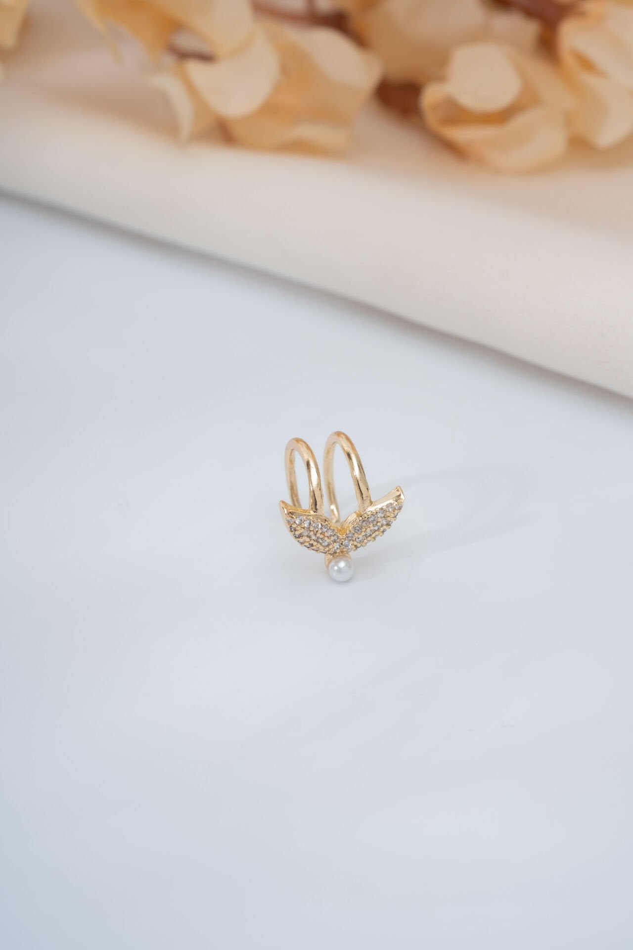 Melek Kanadı Ear Cuff Küpe (Tek Adet Fiyatıdır)