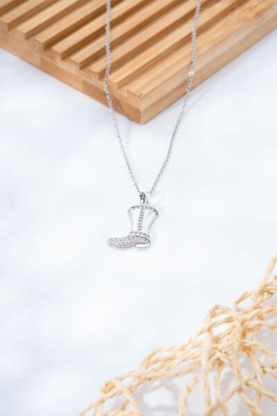 Silver Çizme Kolye