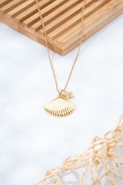 Gold Deniz Yıldızı Kolye