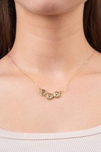 Xuping Gold 3'lü Halka Küpe