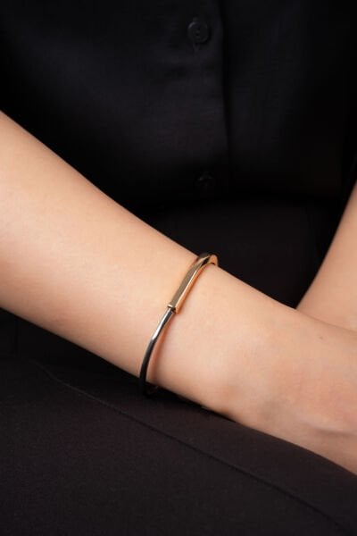 İki Renkli Modern Düz Bileklik