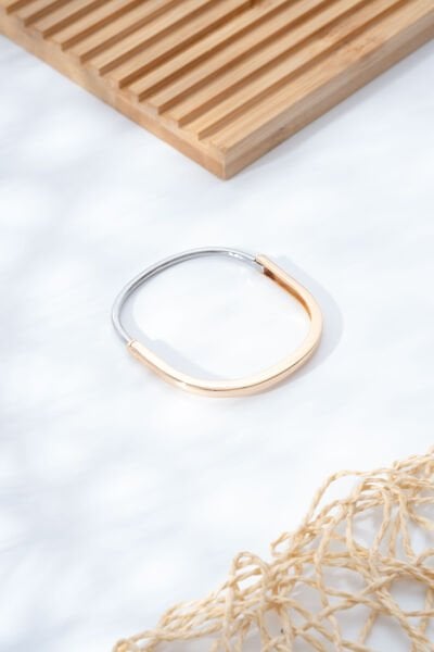 İki Renkli Modern Düz Bileklik