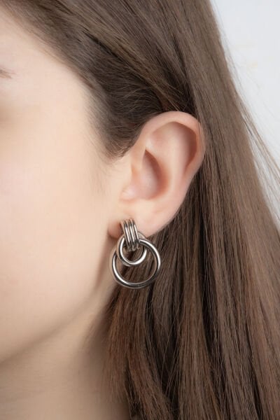Xuping Silver İç İçe Bağlı Küpe