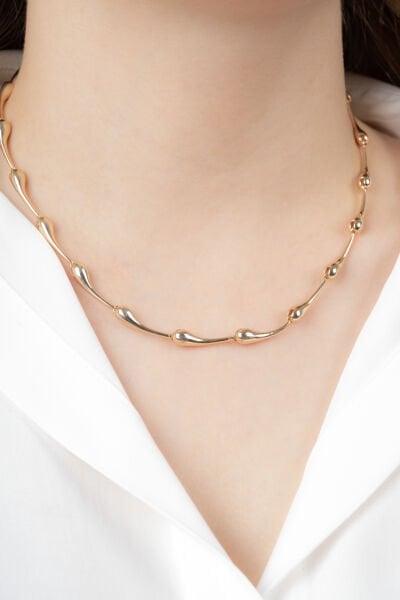 Rose Modern Formlu Kolye