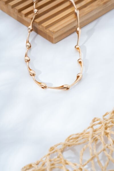 Rose Modern Formlu Kolye