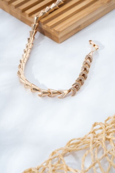 Rose Geometrik Formlu Kolye