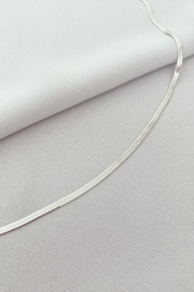 Çelik italyan kolye 60 cm ince