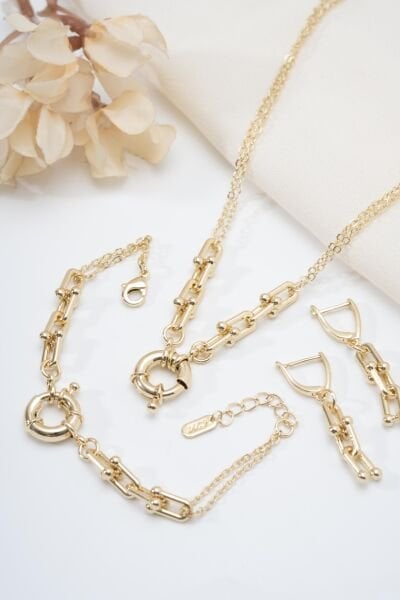 VİP Gold Gemici Dümeni  Set