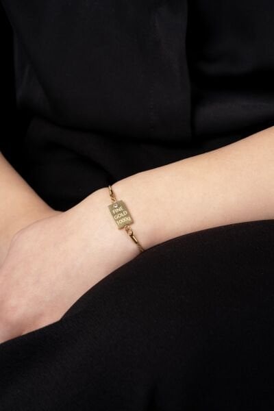 Vıp Gold Külçe Sarma Zincirli Bileklik