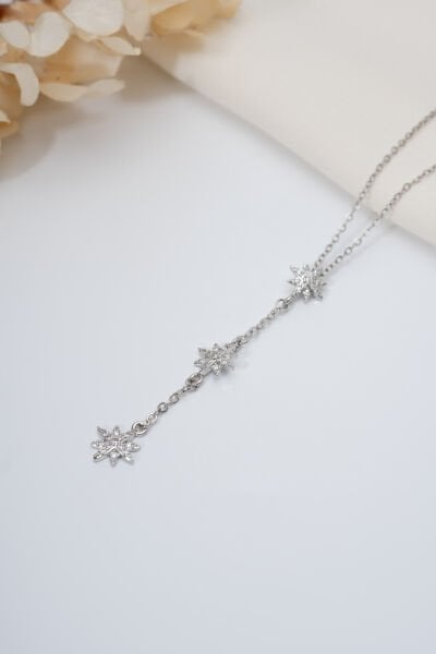 Silver Kutup Yıldızı Y Kolye