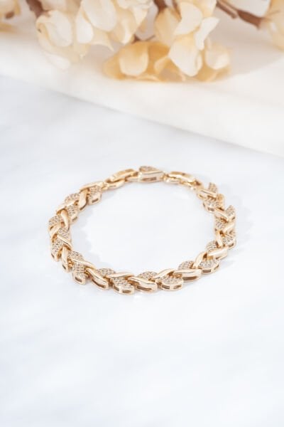 Rose Taşlı Başak Bileklik