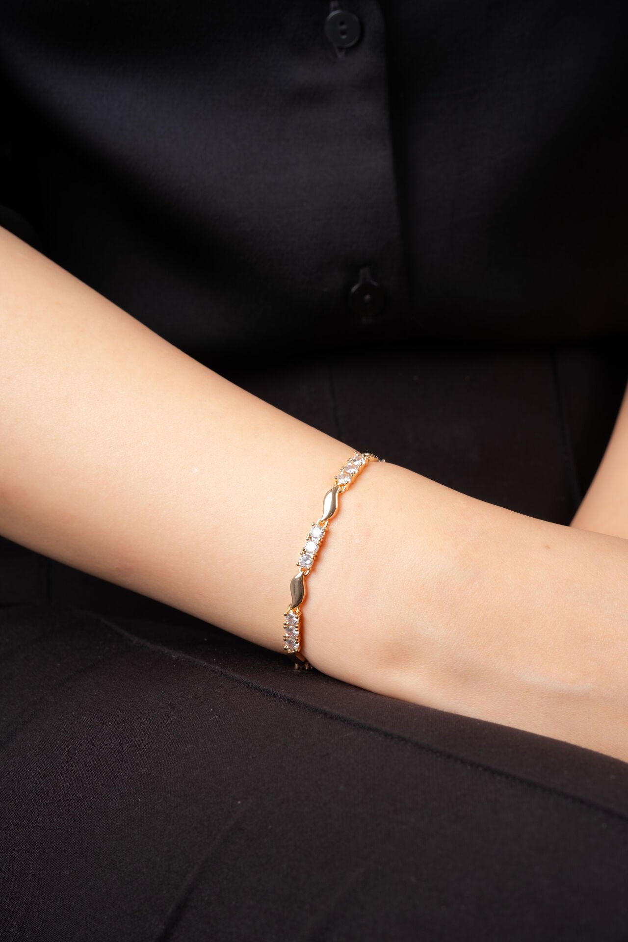 Rose Taşlı Bileklik