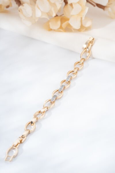 Rose Halka Zirkon Taşlı Bileklik