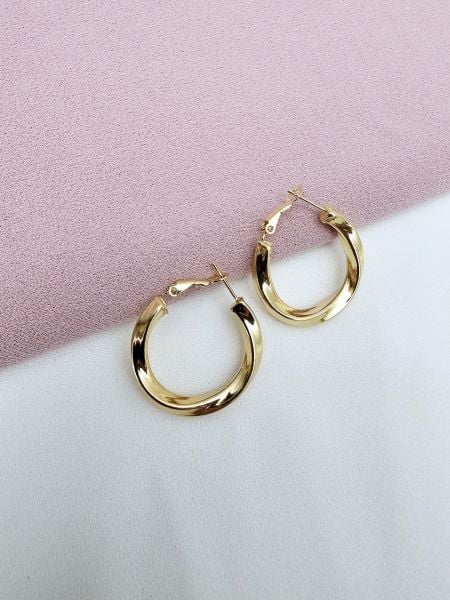 Çelik Gold Küpe