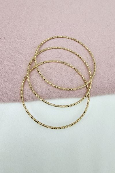 Çelik 3’lü Desenli Kibrit Ajda Bileklik