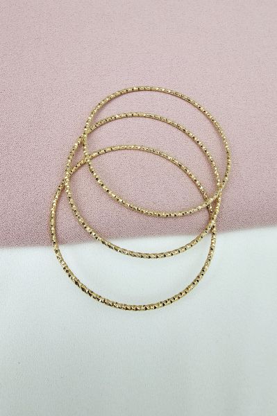 Çelik 3’lü Desenli Kibrit Ajda Bileklik