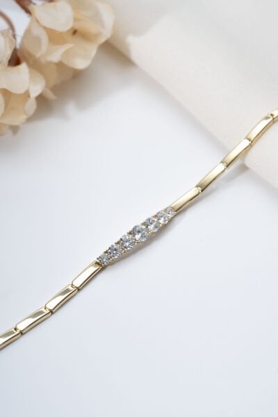 Xuping Gold 7 Taş Adım Bilekliği