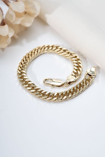 Xuping Gold Ezme Taşsız Bilekliği