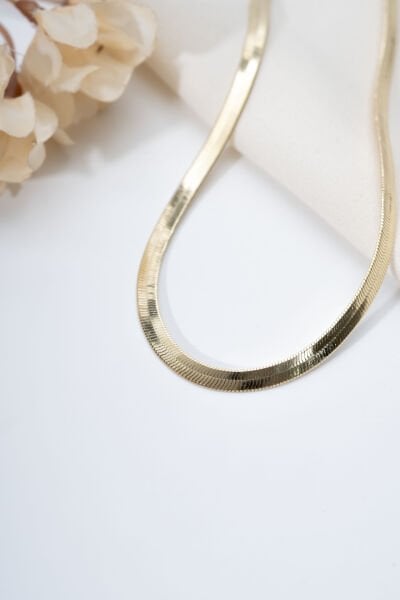 Xuping Gold İtalyan Ezme Zincir