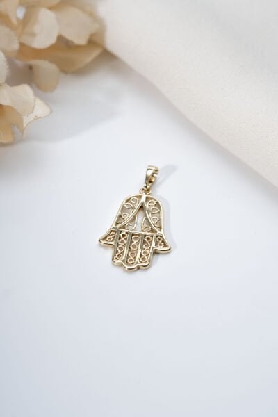 Xuping Gold Hamsa Kolye Ucu