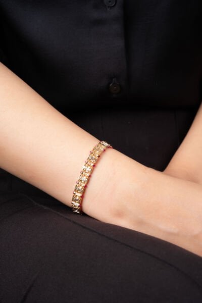 Rose Kırmızı Detaylı Kalem Bileklik