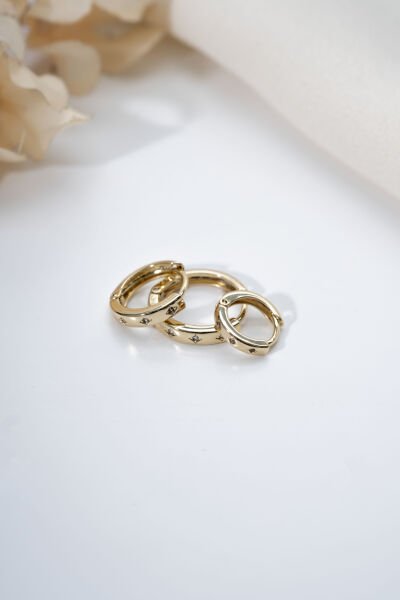 Xuping Mini 3'lü Halka Küpe