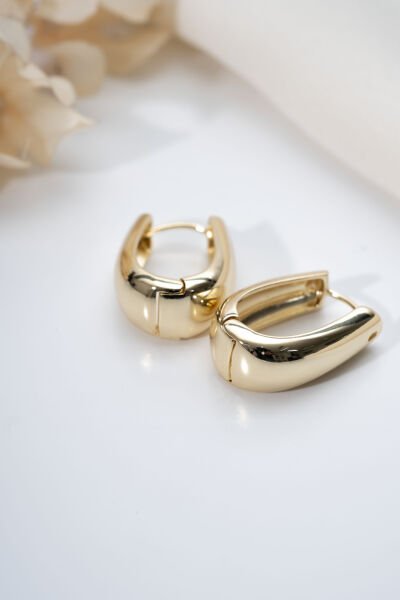 Xuping Gold U Halka Küpe