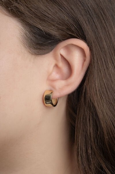 Xuping Gold Oval Küpe