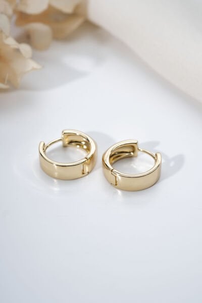 Xuping Gold Oval Küpe