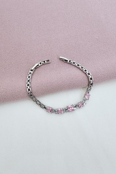 Xuping Pembe Taşlı Bileklik